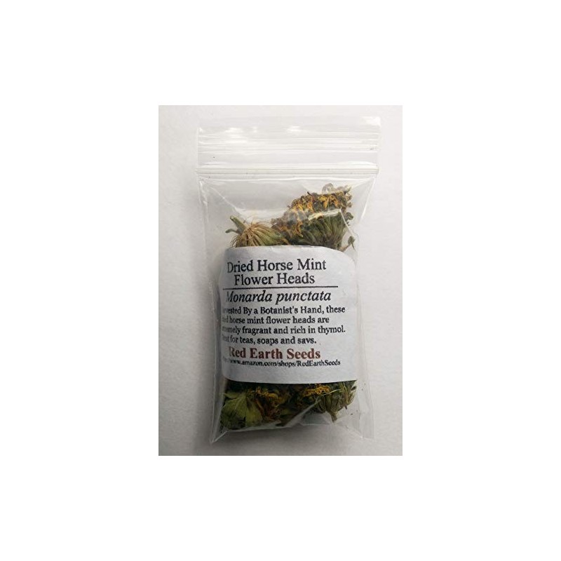 Red Earth Seeds - Horsemint Dried Flower Heads for Tea