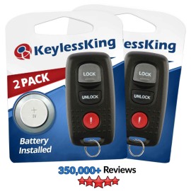 KeylessKing* 2 New Replacement Keyless Entry Remote Car Key Fob Beeper Control for KPU41794
