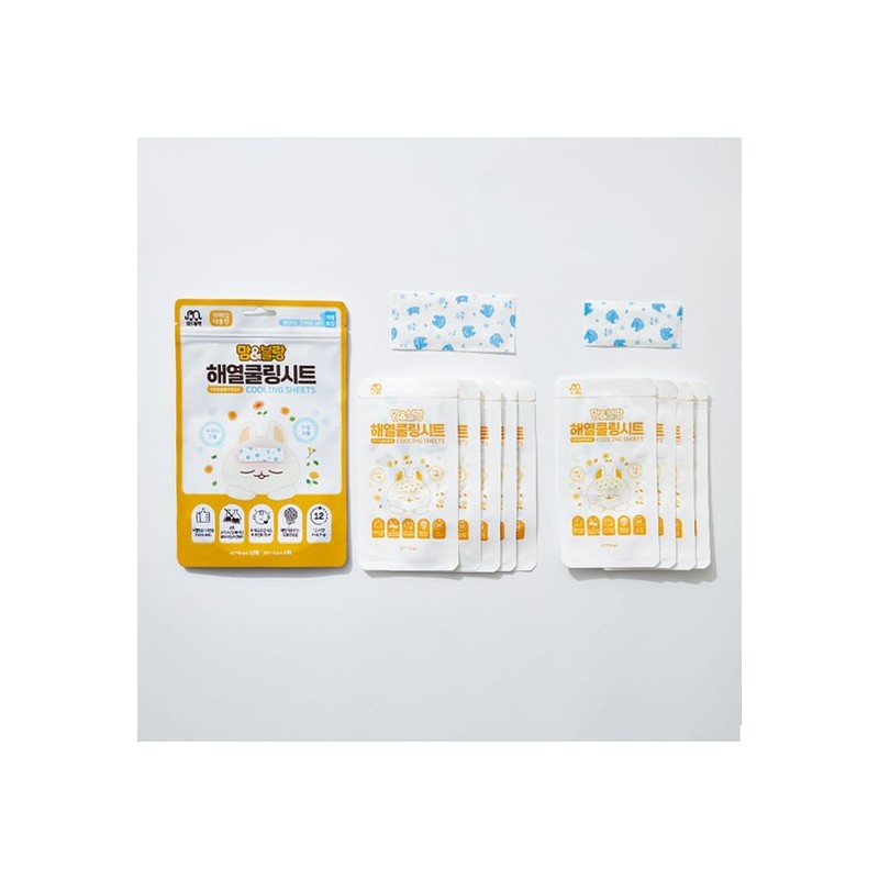 Mom & Blanc Fever Reducing Cooling Sheets (18 Sheets) /
