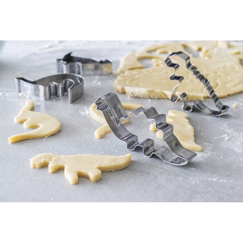 Kitchen Craft Dinosaur Cookie Cutters- set of four