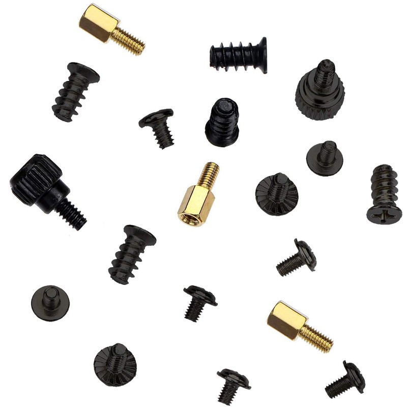 Akuoly Computer Screws Desktop Screw Set Standoffs for PC Mounting