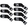 Knitted Wedge Golf Iron Headcovers 7 PCS Club Protector 48,50,52,54,56,58,60