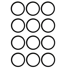 GULUANT 12 Pack Replacement Round Vacuum Belt for Eureka for Sanitaire S661 SC661 661 S-661 Upright Vacuums