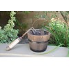 Cheung's FP-3767 Home Decorative Accent Wooden Bucket with Handle