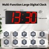 CHKOSDA 18'' Automic Digital Wall Clock, LED Wall Clock with