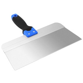 QWORK® 300 mm Stainless Steel Spatula Stainless Steel with Plastic Handle, Painter's Spatula, Surface Spatula