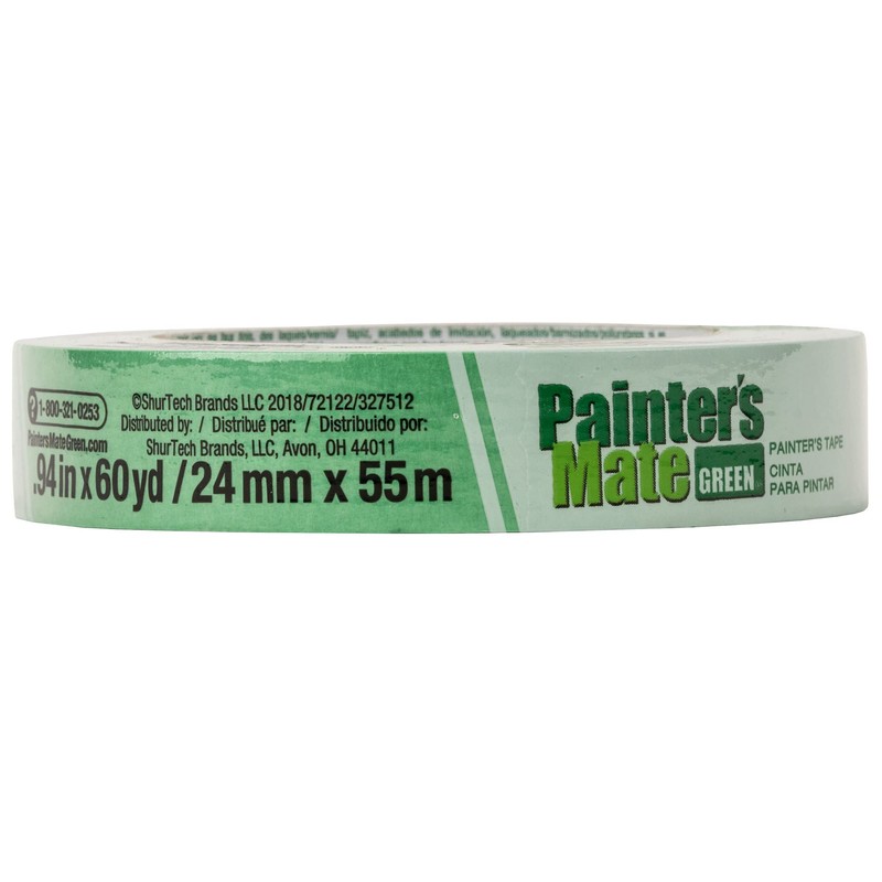 Painter's Mate Green Brand CP 150/8-Day Painter's Tape, Multi-Surface, 24mm