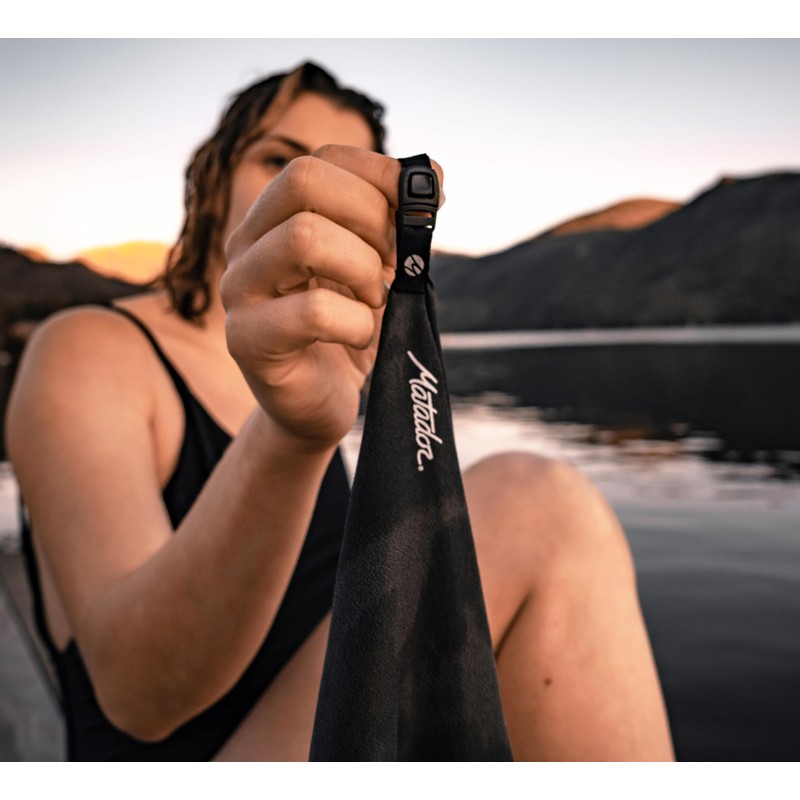 Matador NanoDry Packable Shower Towel (Black)