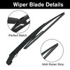 Ruolin Car Rear Windscreen Wiper Black Replacement Rear Wiper Arm