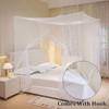 CINGHIA Square Canopy Bed Curtains, Mosquito Net Bed, Fine Mesh