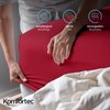 Komfortec Single Fitted Sheet 100% Cotton, 11 inch (30 cm)