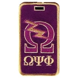 Omega Psi Phi Fraternity Embroidery Id/luggage Tag
