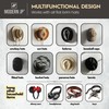 Modern JP Adhesive Hat Hooks for Wall (6-Pack) - Cowboy