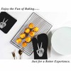 Samgula Hand Skeleton Oven Mitts and Pot Holders Sets Victory