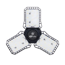 GT-Lite 3000 Lumen LED Garage Light, 300Watt Equivalent, Adjustable 3 Panel Bulb,150 Watt Equivalent, 5000K Daylight, E26