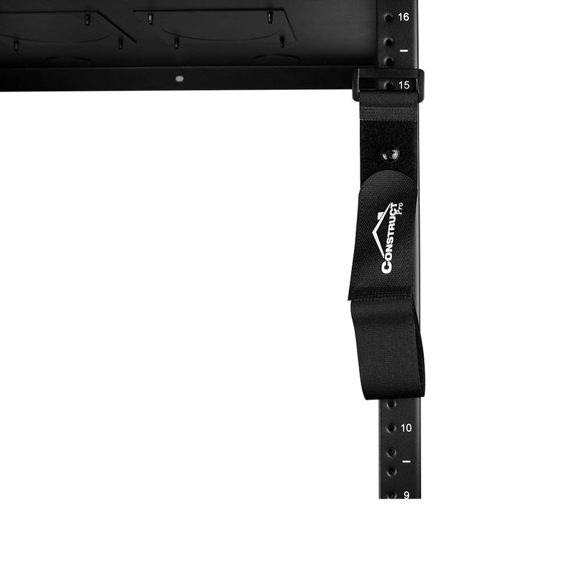 12-Inch Cable Straps with Mounting Rivet, 10-Pack