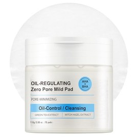 Almohadillas de tóner Zero Pore Pad Skincare, almohadilla facial de doble textura para exfoliación y cuidado de poros con ácido glicólico AHA, ácido s