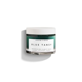 HERBIVORE Blue Tansy Resurfacing Clarity Mask | BHA + Fruit Enzymes Helps Clarify Acne + Blemishes and Reduce Appearance of Pores | Vegan, Plant-Based, Cruelty-Free, 60 mL / 2 oz