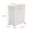 ACNAO Storage Box with Universal Wheels, Collapsible Removable Storage Organizer