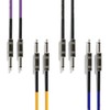 ExcelValley - 1 Piece - Guitar Instrument Mono Patch Cables