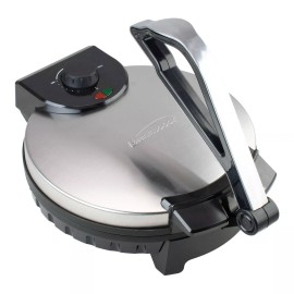 Brentwood 12" Stainless Steel Nonstick Electric Tortilla Maker