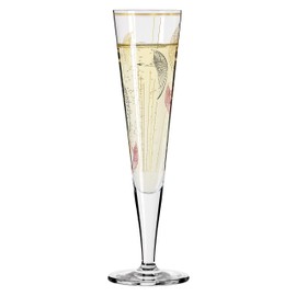 RITZENHOFF Goldnacht No. 18 1071018 Champagne Glass 200 ml Elegant Designer Piece with Real Gold Made in Germany