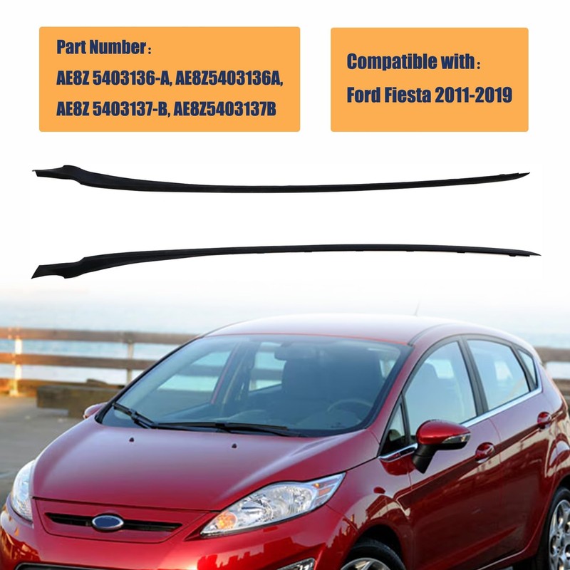 GXARTS Left and Right Front Windshield A - Pillar Trim