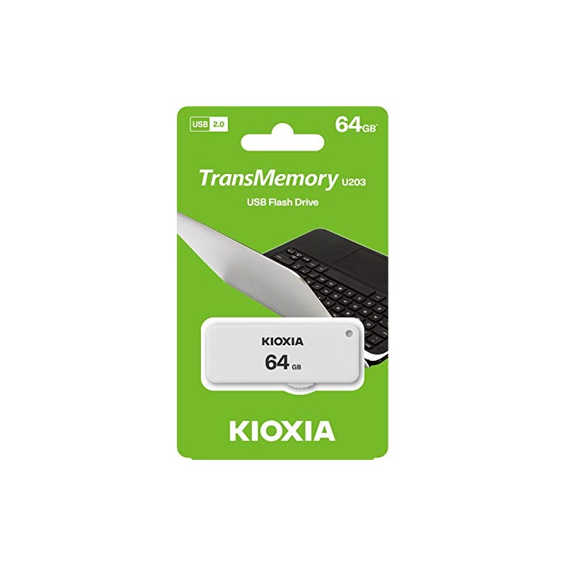 USB Flash Drive 64GB USB2.0 Kioxia TransMemory U203
