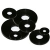 M6 X 18mm Nylon Black Penny Washers Fender Repair Washer