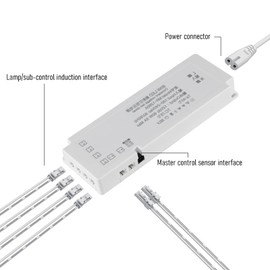 Fuente de Alimentación LED de 12V 12-60W AC 100-240V a DC 12V Adaptador de Transformador de Fuente de Alimentación de Controlador LED de Voltaje Constante para Gabinete Porche Gabinete de Vino