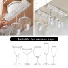 Vaisoeny Wine Glass Holder, 2 Pack, No Drilling Required, Hanging