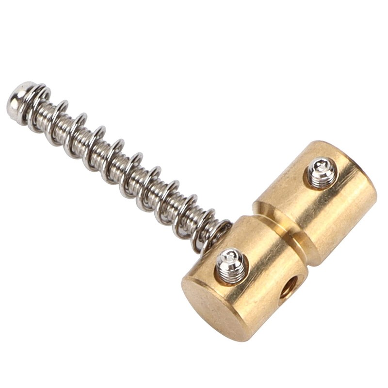 Eujgoov 4pcs Bass String Saddle Brass Bridge Set Kit Replacement