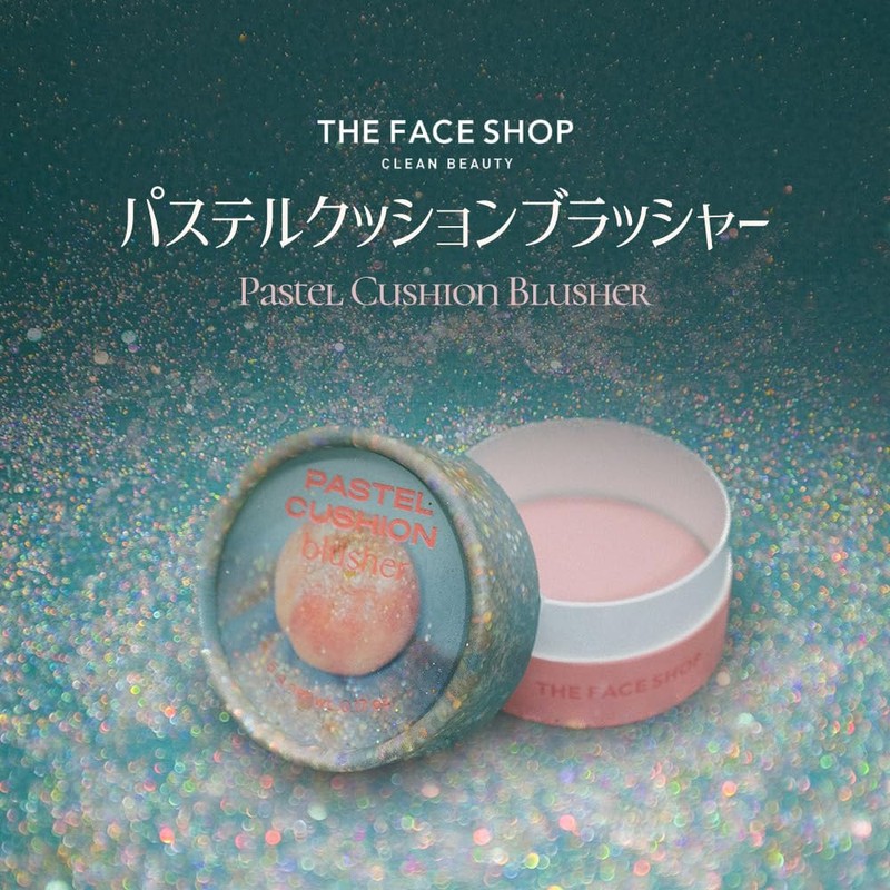 THEFACESHOP Pastel Cushion Cheek #07 Acid Lavender 5g Pastel Cushion