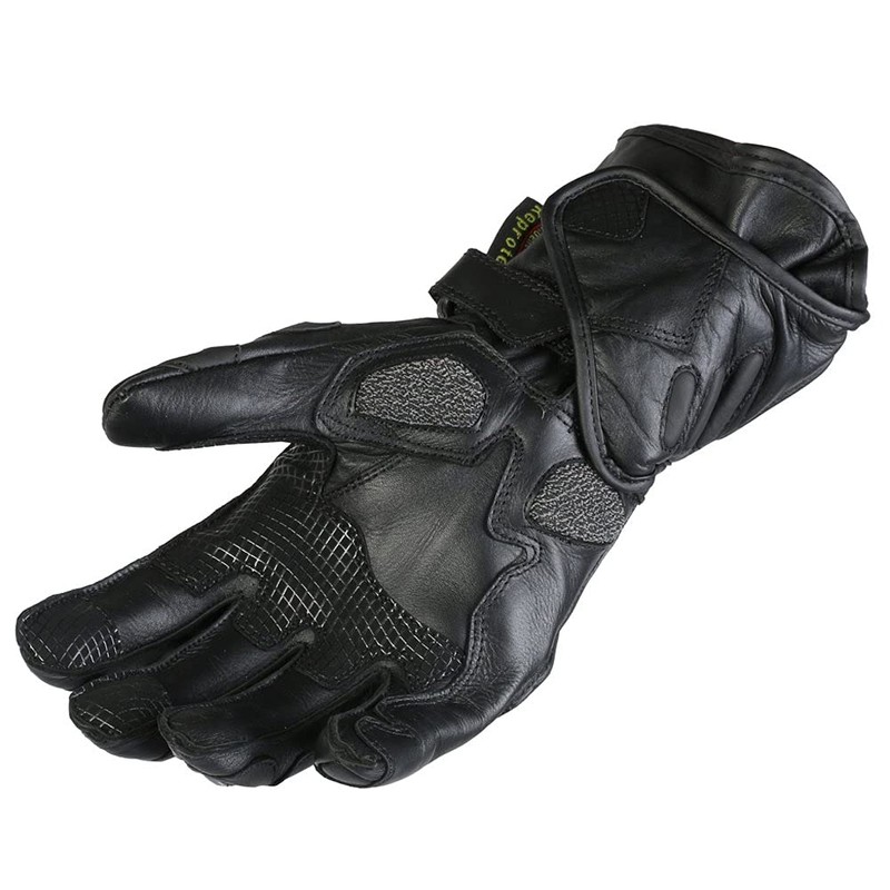 Texpeed Motorcycle Mens Leather Riding Gloves Motorbike Moped Biker Air
