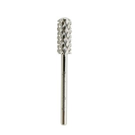 Spontaneous Beauty Premium Safety Nail Carbide Smooth Round Top 3/32" Shank (Silver - Small Barrel, Quad Coarse - 4XC)