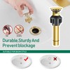 VOTON Brushed Gold Bathroom Sink Faucet Single Handle with Pop-up