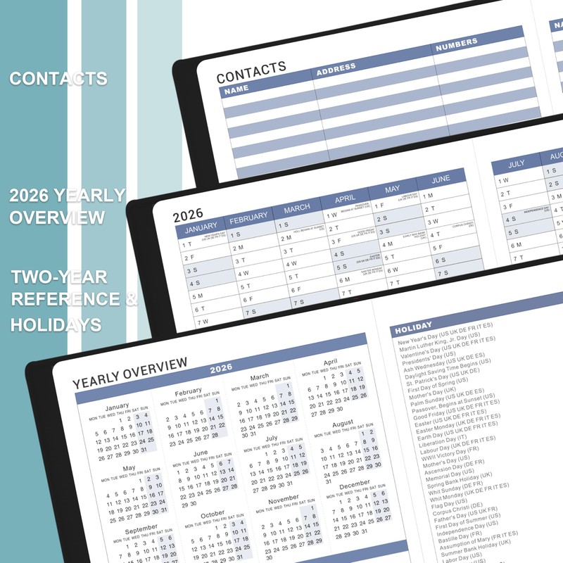 2026 Appointment Book & Planner - 2026 Daily Hourly Planner,