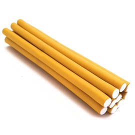 NIKO Pack of 10 Twist Flex Rods - Foam Flexible Rollers, Flexible Lightweight Curlers for Curls and Waves, Styling Tool for Hairdresser Salon/Barber - Random Colour (10 mm)