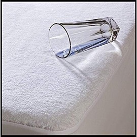 Night Zone Waterproof Terry Towelling Mattress Protector Single Double King Size Super King Double 4FT (WaterProof Terry rowel Matress, King)