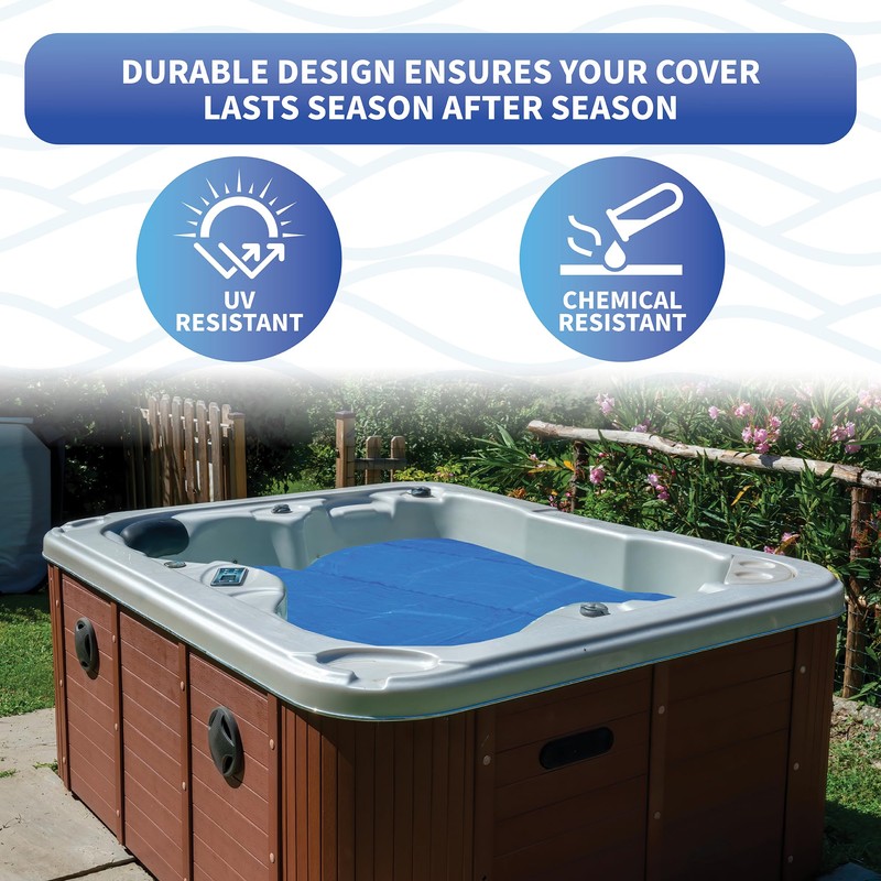 Blue Wave NS098 12-mil Solar Blanket for Hot Tubs, 7-ft