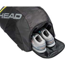 Head Tour Team - Mochila de Tenis con 2 Bolsas de Transporte con Correas Acolchadas para los Hombros y Compartimento para Zapatos