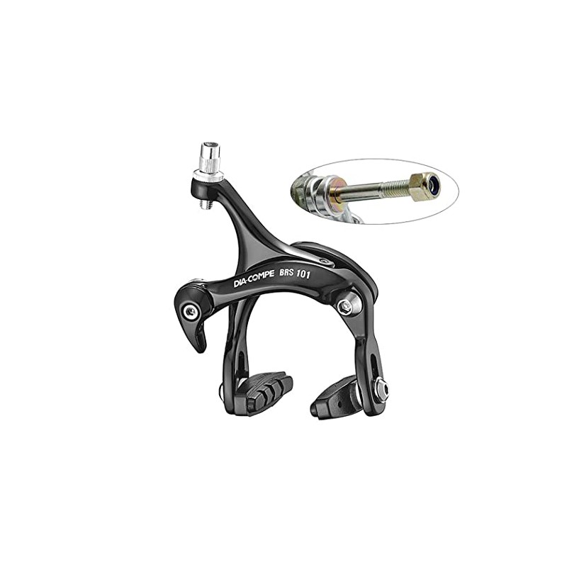 DIA-COMPE BRS101 Caliper Brake (Nut Type) [For Black Rear Use]