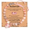 Axolotl Bracelet Gifts for Girls Women, Axolotl Stuff Birthday Decorations
