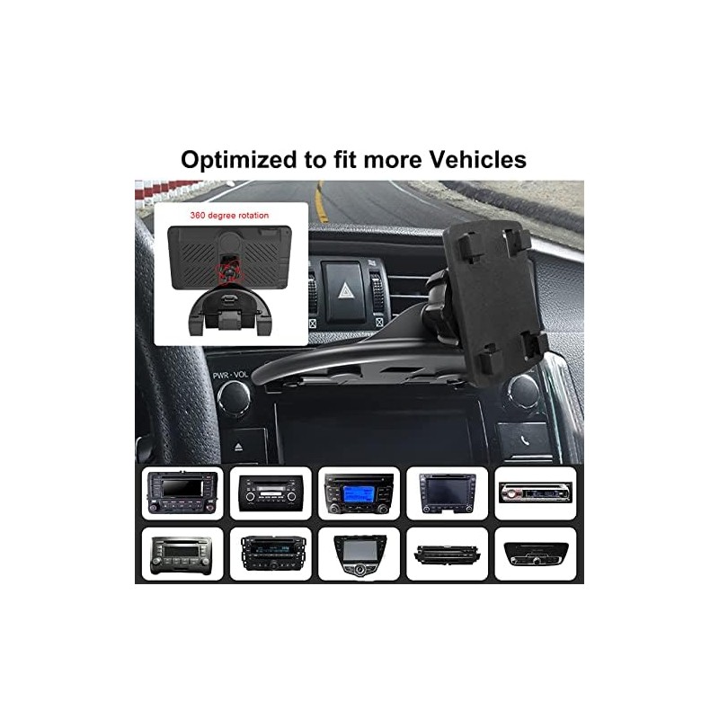 CARPURIDE CD Slot Mounting Bracket (CD bracket)