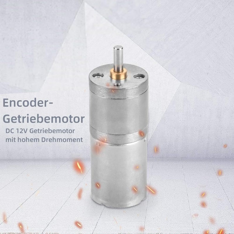 Encoder Gear Motor DC 12 V High Torque Reduction Motor