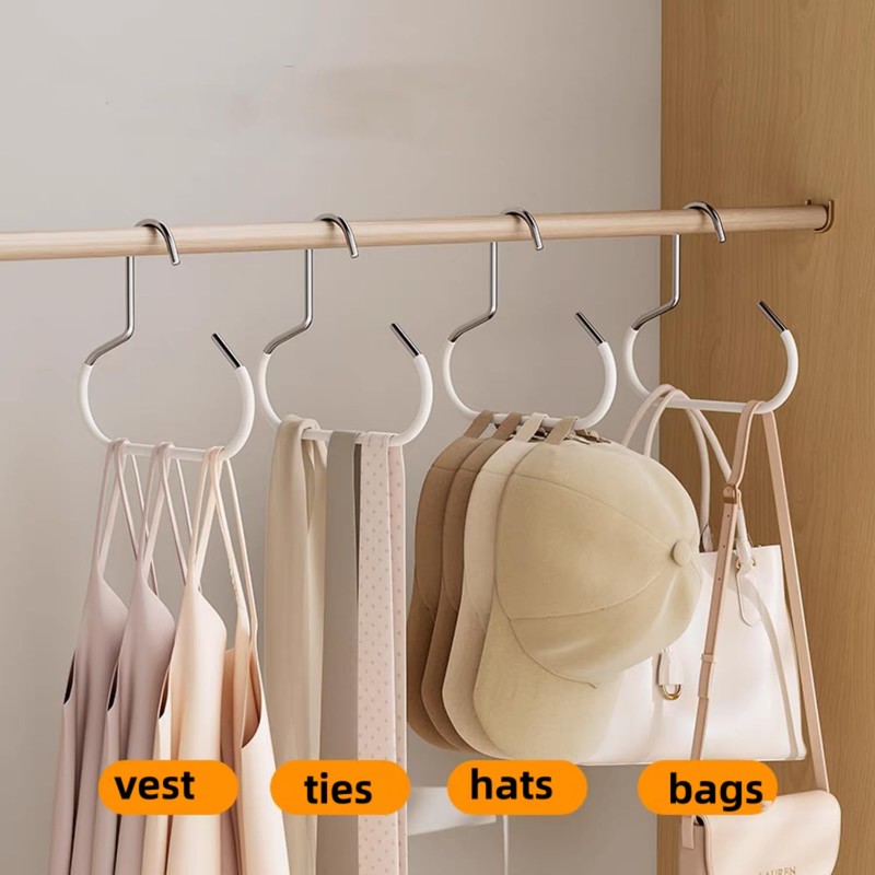 10 Pack Hat Hangers for Closet - Nonslip Space Saving