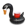 GoFloats Black Swan Drink Float 3 Pack - Inflatable Pool
