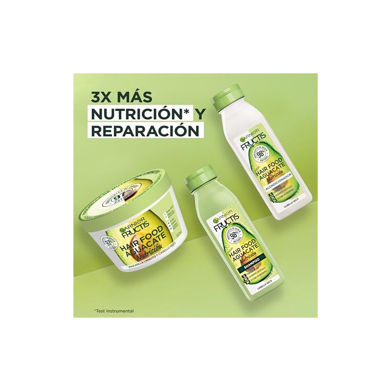 Kit Garnier Fructis HairFood Aguacate Rutina para cabello seco