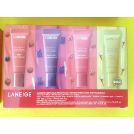 Laneige NIB) LANEIGE Mini Lip Glowy Balm Set BERRY GUMMY CANDY VANILLA Water Bank Creamy