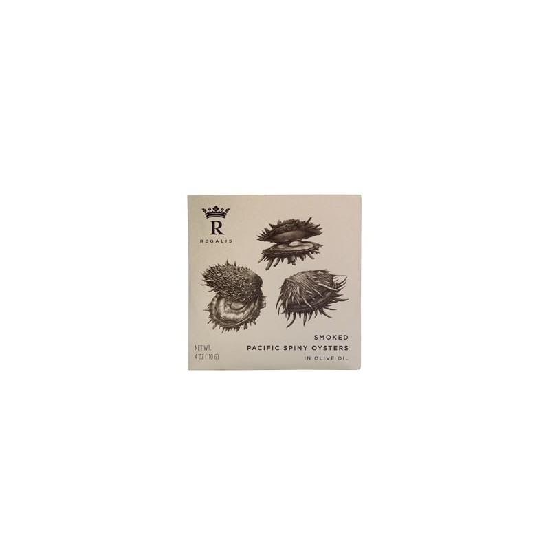 Regalis Conservas, Smoked Spiny Oysters, Spanish Tinned Seafood, 12/120g